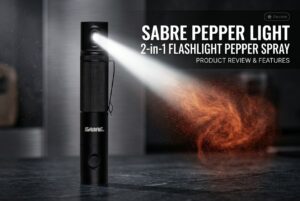 Sabre Pepper Light 2-in-1 Flashlight Pepper Spray